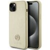 Guess GUHCP15SPS4DGPD iPhone 15 / 14 / 13 6.1 złoty/gold hardcase Leather 4G Metal Logo Strass